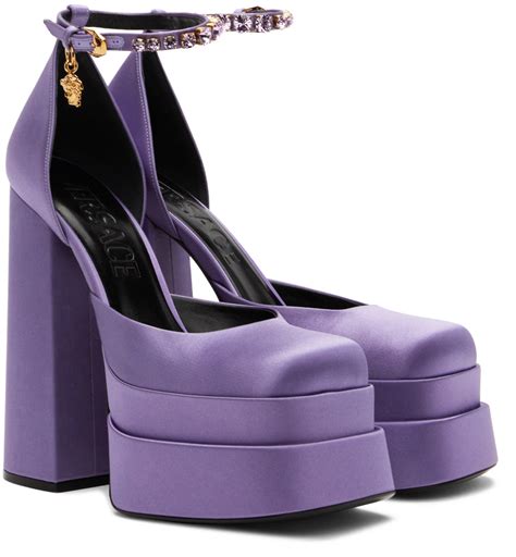 versace medusa multicolor|Versace Medusa platform heels.